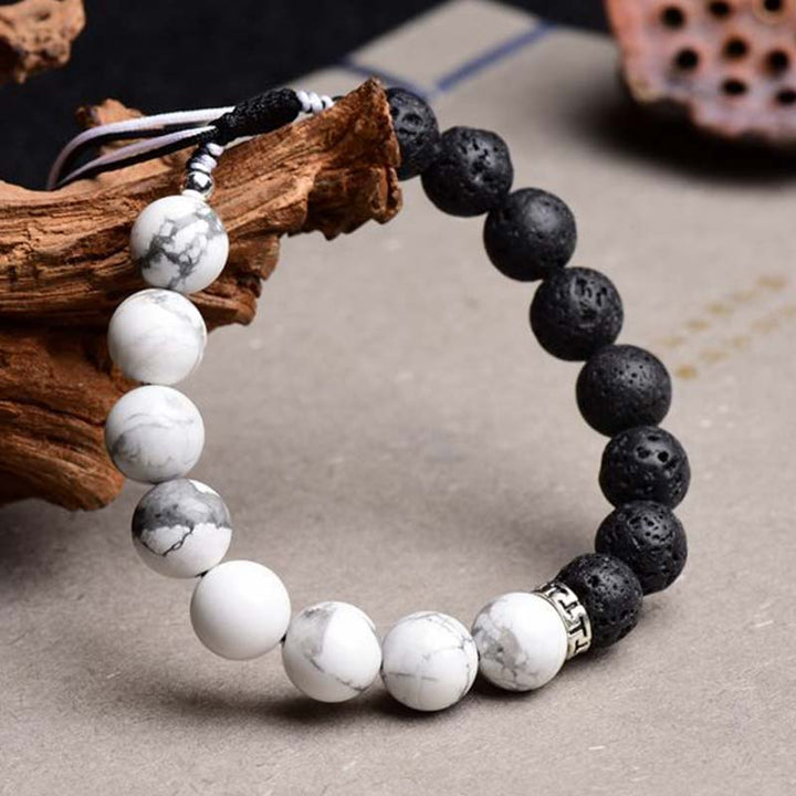 Buddha Stones Yin Yang Armband - image 4
