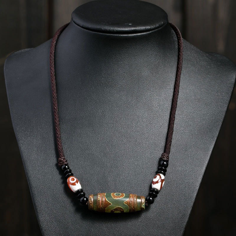 Buddha Stones Tibetaanse negenoog Dzi kralen Ketting - image 6