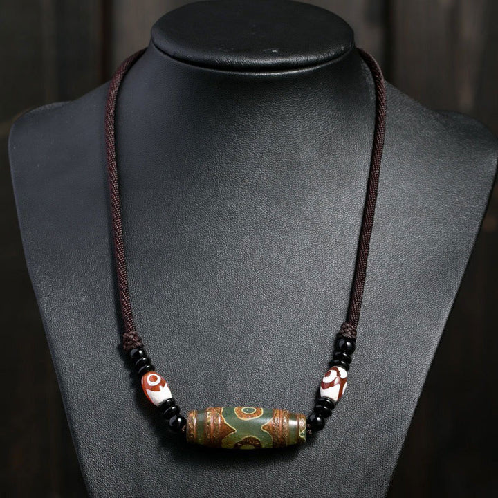 Buddha Stones Tibetaanse negenoog Dzi kralen Ketting - image 6