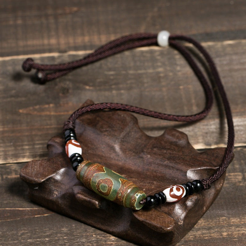 Buddha Stones Tibetaanse negenoog Dzi kralen Ketting - image 5