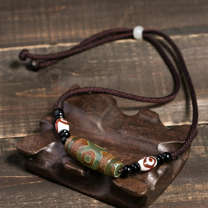 Buddha Stones Tibetaanse negenoog Dzi kralen Ketting - image 5