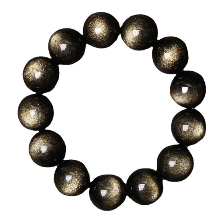 Buddha Stones Tibetaanse Obsidiaan Armband - image 0