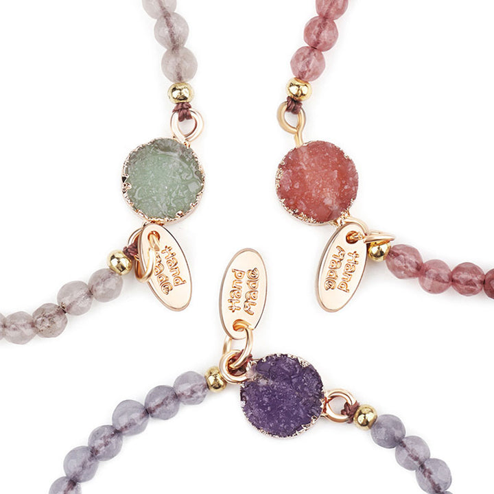 Buddha Stones Armband met natuurlijke kristallen bedeltjes - image 11