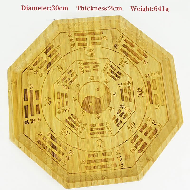 Feng Shui Bamboe Bagua Kaart Harmonie Energie Kaart - Bagua-kaart 30 cm - image 38