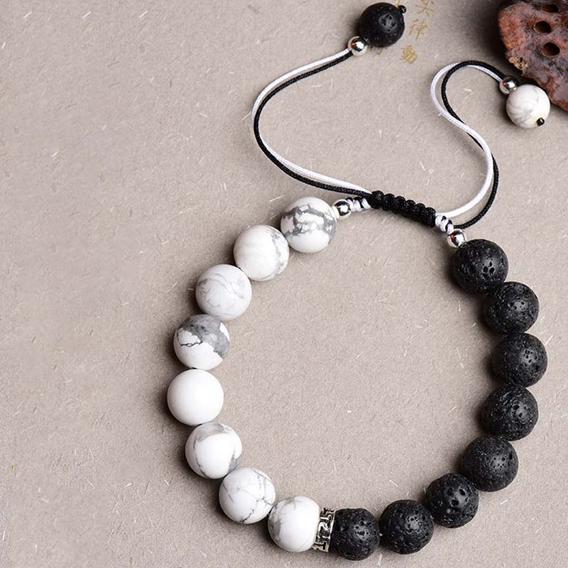 Buddha Stones Yin Yang Armband - image 5