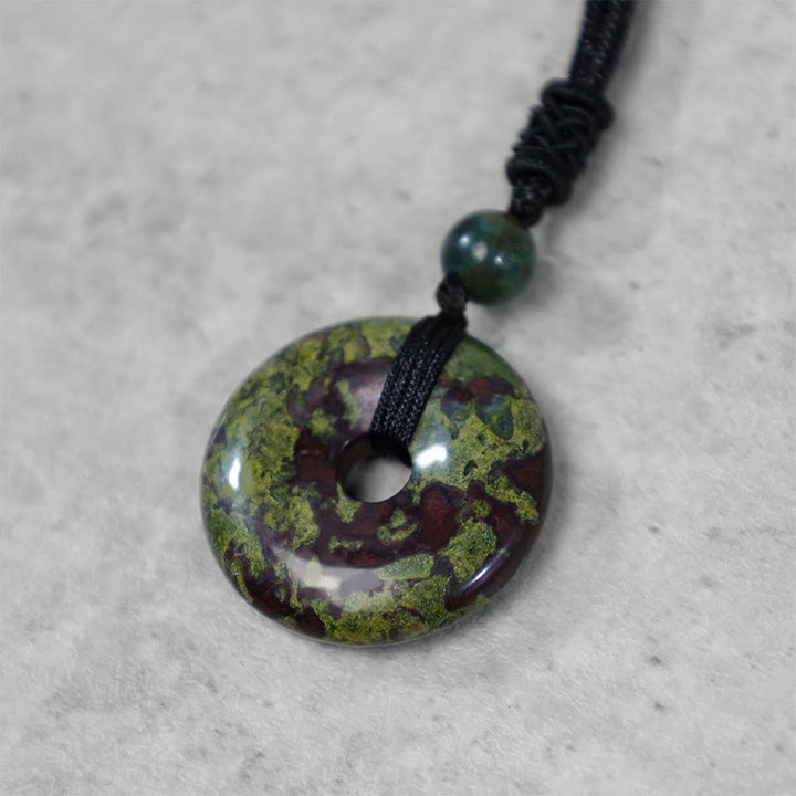 Buddha Stones Geluksmunt hanger met helende kristal edelsteen Ketting - image 24
