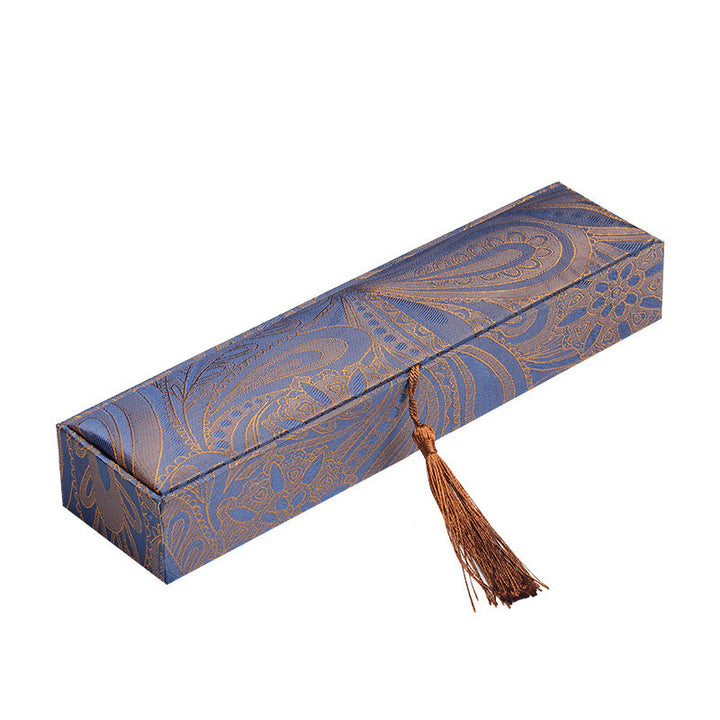 Ketting Mala kralen Sieraden opbergdoos kwastjes geschenkdoos - Blauw (24 cm * 6 cm * 3,5 CM) - image 0
