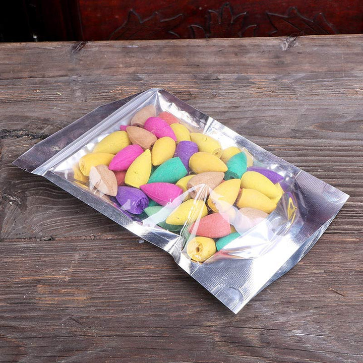 Buddha Stones Gemengde aroma backflow Wierook, verpakking van 50 kegels - image 5