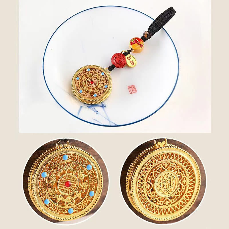 Buddha Stones Fu Karakter Zegen Ruyi Charm Sleutelhanger - image 15