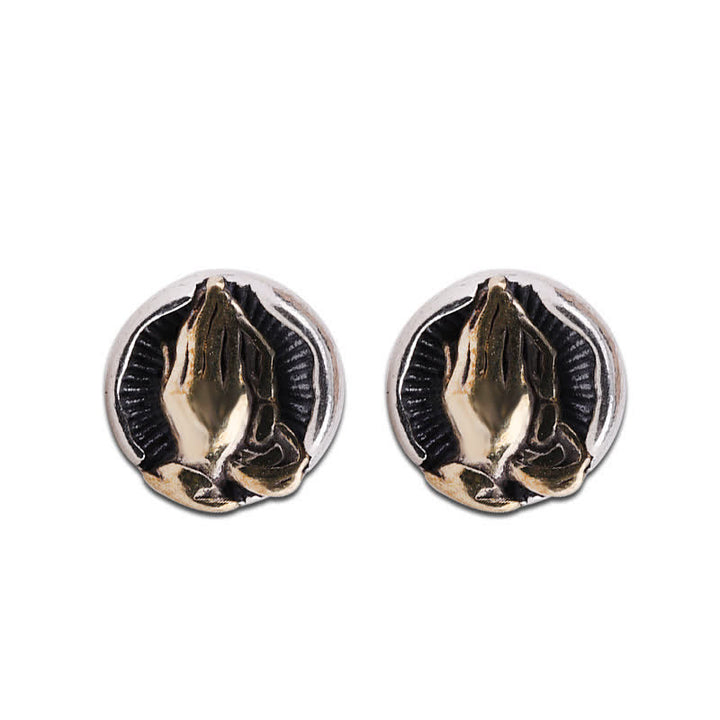 Buddha Stones Namaste Equality Oorbellen van 925 sterling zilver - image 13