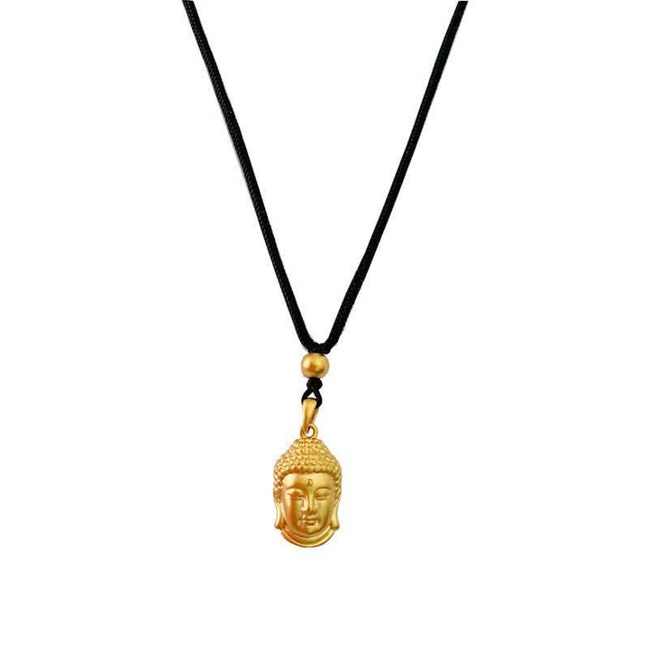 Buddha Stones Gouden Boeddha koperen rijkdom Ketting - image 10