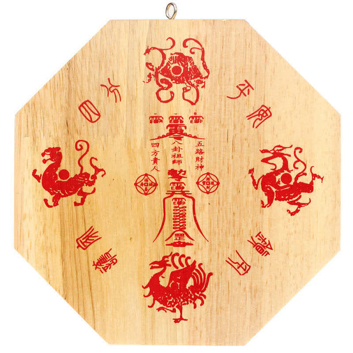Feng Shui Bagua-kaart Perzikhout Balans Energiekaart Spiegel - image 6