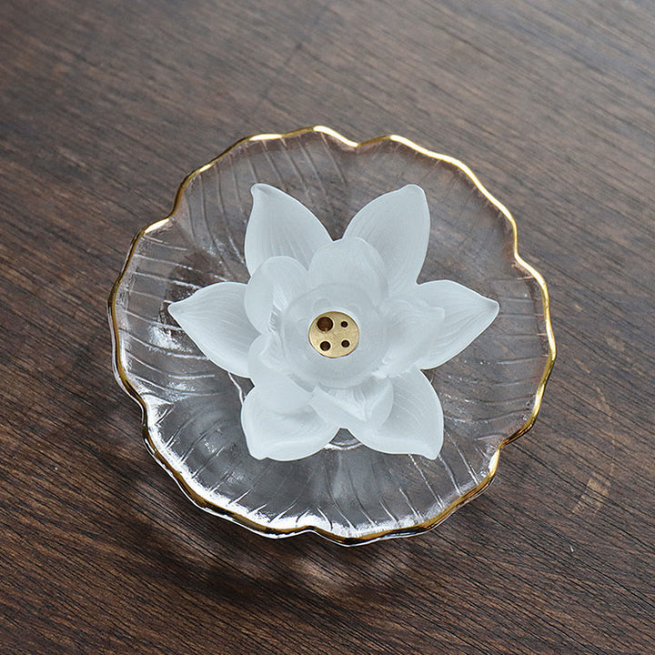 Buddha Stones Mini Lotus Liuli Kristal Genezing Meditatie Wierook - image 10