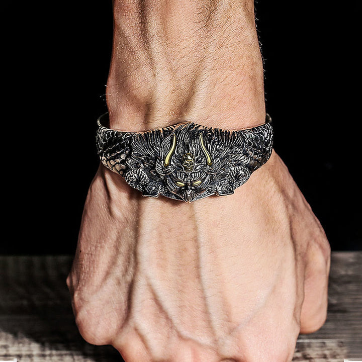 Buddha Stones Tibetaanse Garuda vogel wijsheids- en Bangle-armband - image 11