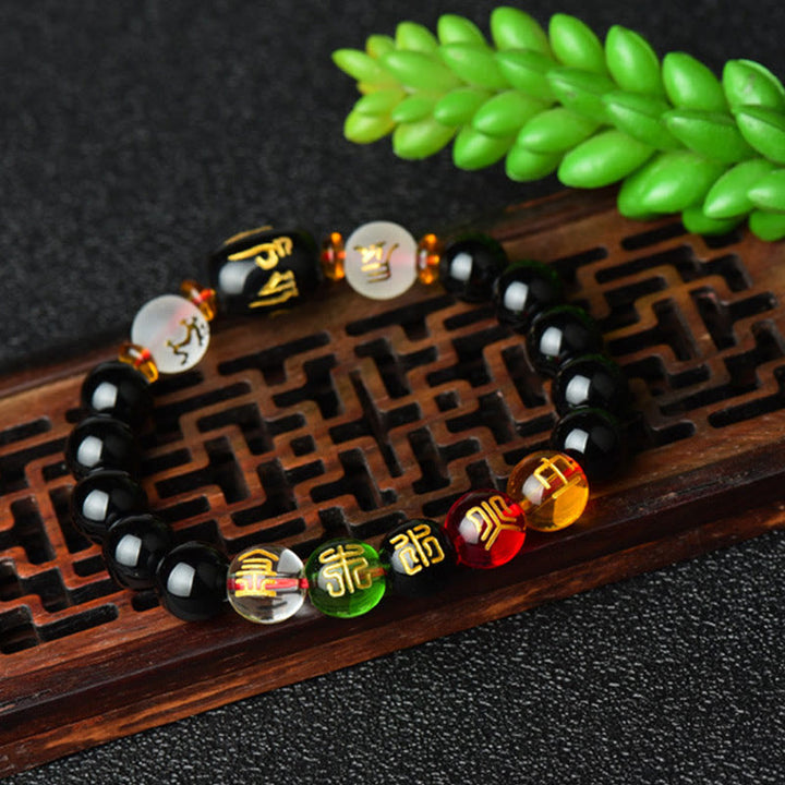 Tibetaanse zwarte onyx Armband - image 3