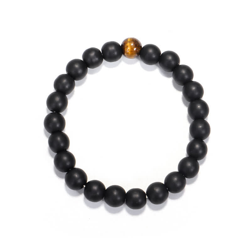 Buddha Stones 108 Mala kralen, matstenen, tijgeroog, Armband , Ketting - image 3