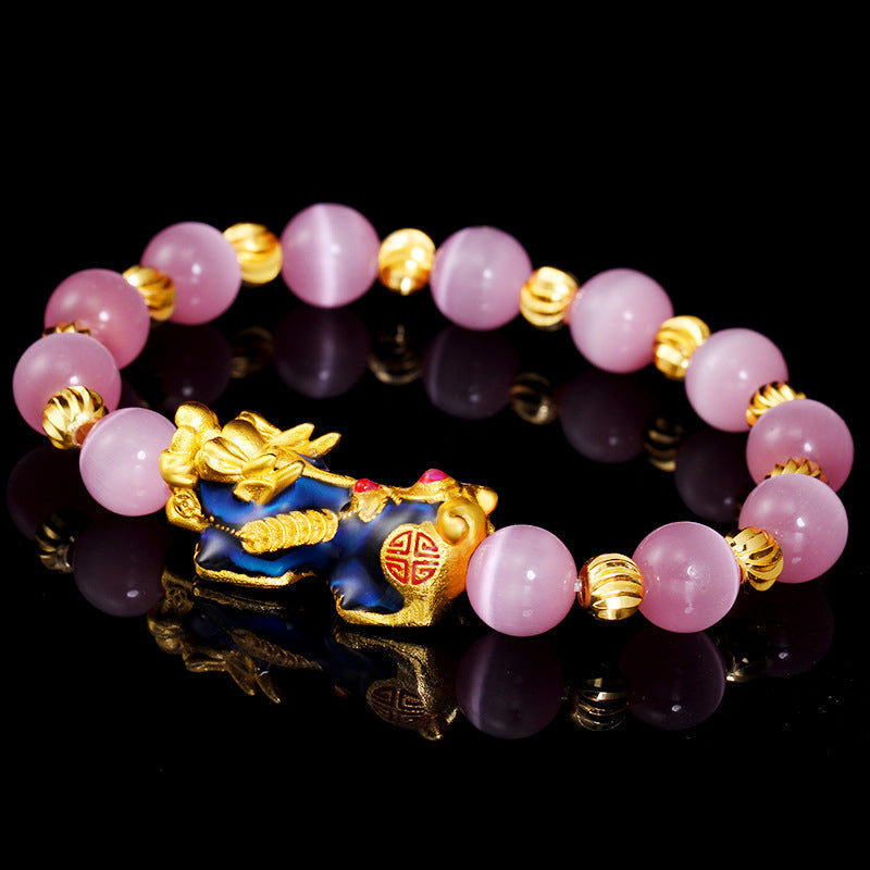 Buddha Stones PiXiu Cat Eye Armband - image 2