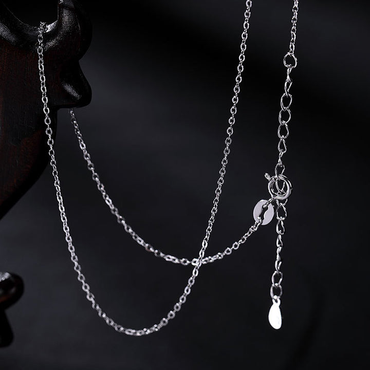 Buddha Stones Zen Cairn Labradoriet Diverse Kristallen Kalmerende Hanger Ketting - image 39