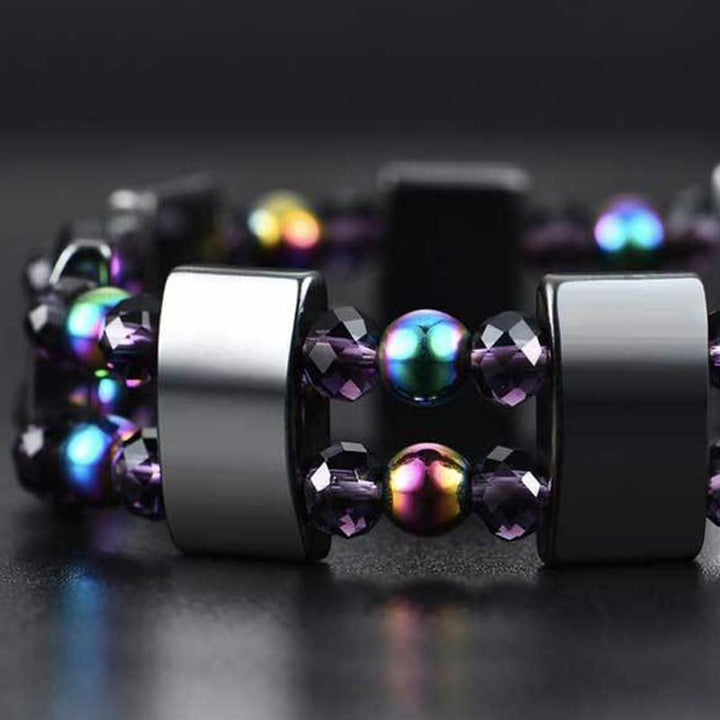 Buddha Stones Regenboog Hematiet Wellness Armband - image 5