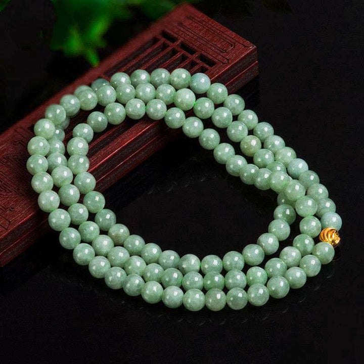 Armband van jade met 108 kralen (Mala). - image 4