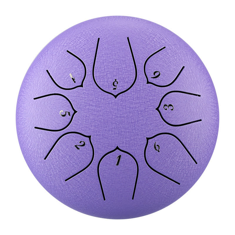 Buddha Stones Stalen tongtrommel, klankgenezing, meditatie, lotuspatroon, drumstel, 8 noten, 15 cm percussie-instrument - image 1