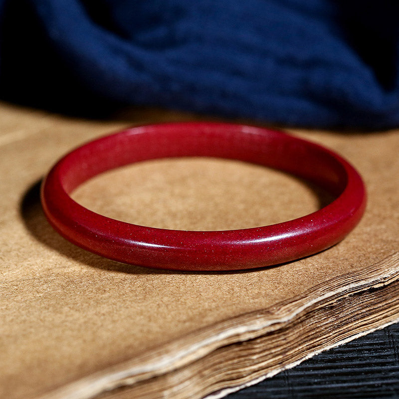 Buddha Stones Armband met gravure van de Hartsoetra van Cinnabar en een zegenmotief. - image 3