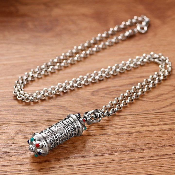 Buddha Stones Tibetaanse Om Mani Padme Hum Focus Ketting hanger - image 2