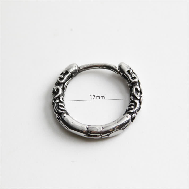 Buddha Stones Viking Keltische Oorbellen van titanium en staal - image 4