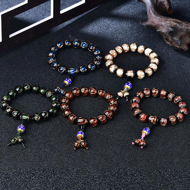 Tibetaanse Armband met drakenaderagaat voor helende doeleinden - image 2