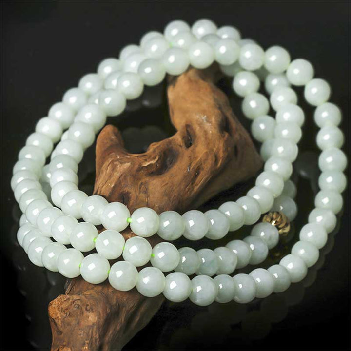 Armband van jade met 108 kralen (Mala). - image 0