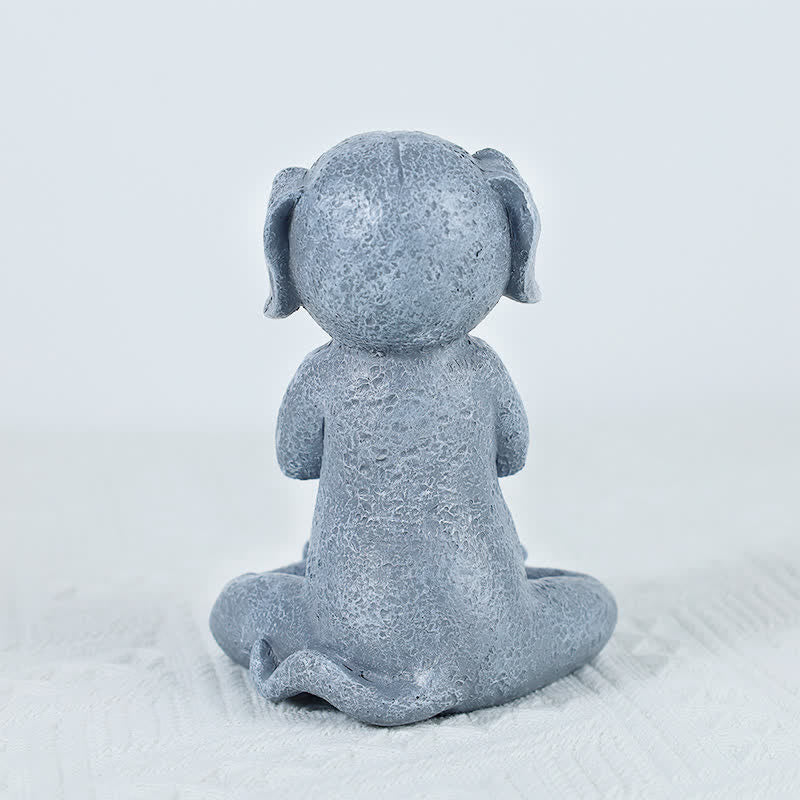 Buddha Stones Mediterende Zen Hond Kat Kikker Decoratie - image 4
