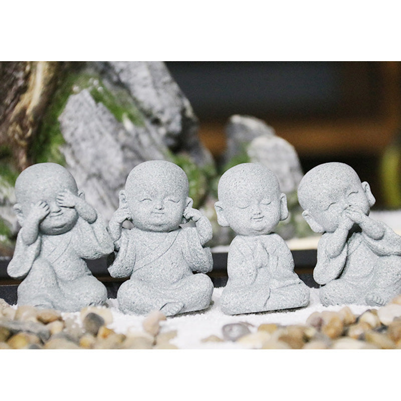 Buddha Stones Meditatie, gebed, monnik, Boeddhabeeld, sereniteit, huisdecoratie - image 18