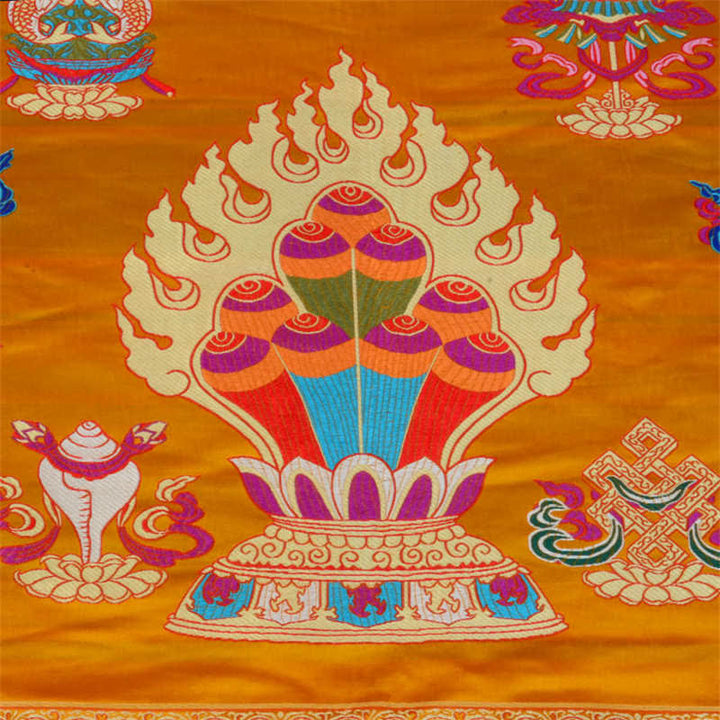 Gebedsaltaarmat, helende meditatie, mat met 8 gelukssymbolen - image 8