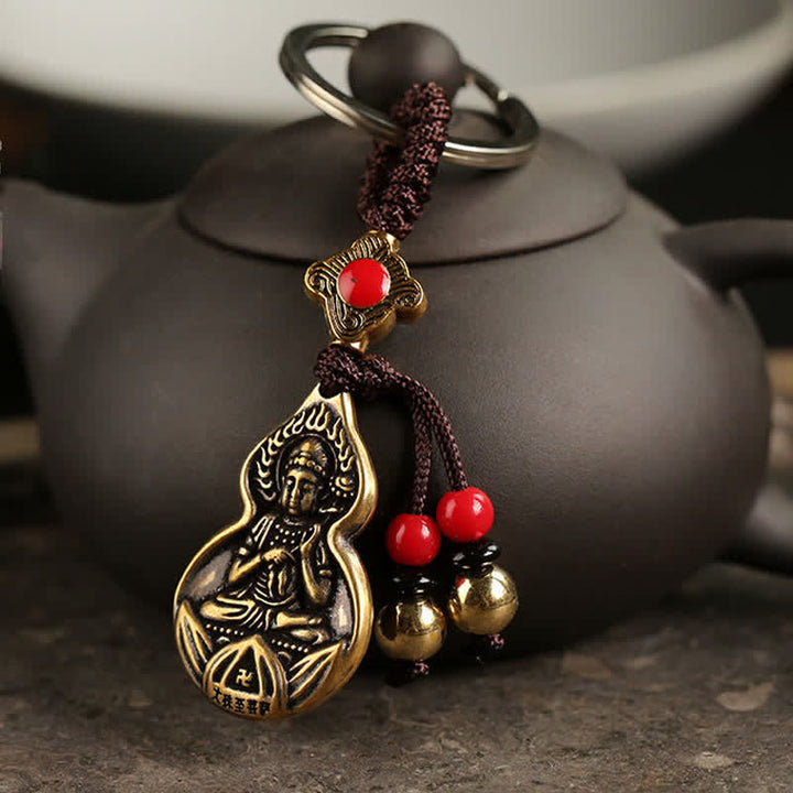 Mahasthamaprapta Bodhisattva Boeddha zegen sleutelhanger - Boeddha-symbool (Compassie ♥ Sereniteit) - image 0