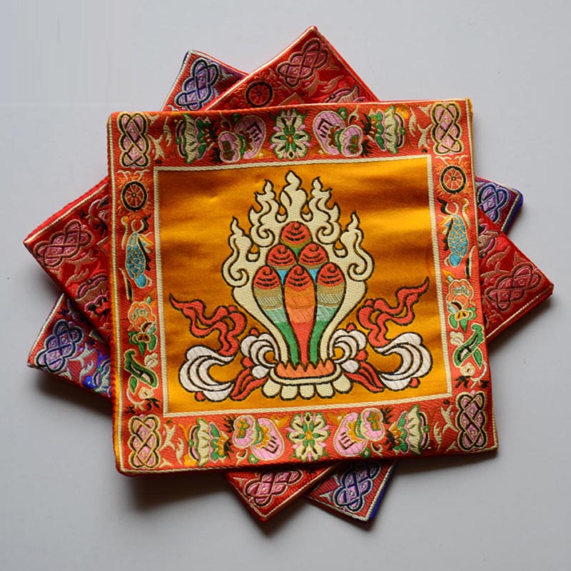 Buddha Stones Gebedsaltaarmat, genezingsmeditatie, Vajra, gunstige symbolen - image 0
