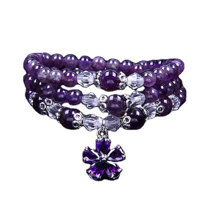 Buddha Stones Tibetaanse amethist Armband - image 5