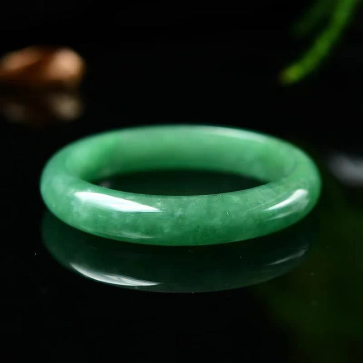 Buddha Stones Kwartsiet Jade Helende Overvloed Beschermende Bangle-armband - image 5