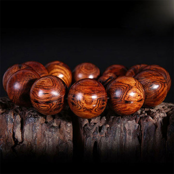Buddha Stones Armband van Tibetaans palissanderhout met warmte-effect (willekeurig type) - image 3