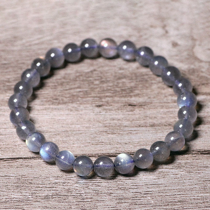 Buddha Stones Natuurlijke maansteen Armband voor rust en positiviteit - 6mm - image 0