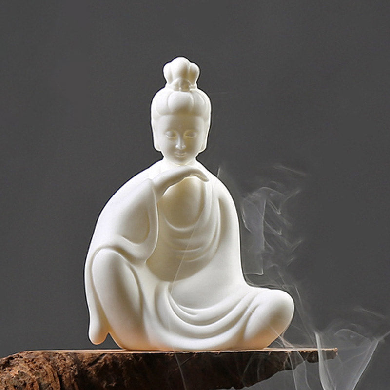 Boeddha Avalokitesvara Ksitigarbha Bodhisattva zegen keramische LED-decoratie - image 10