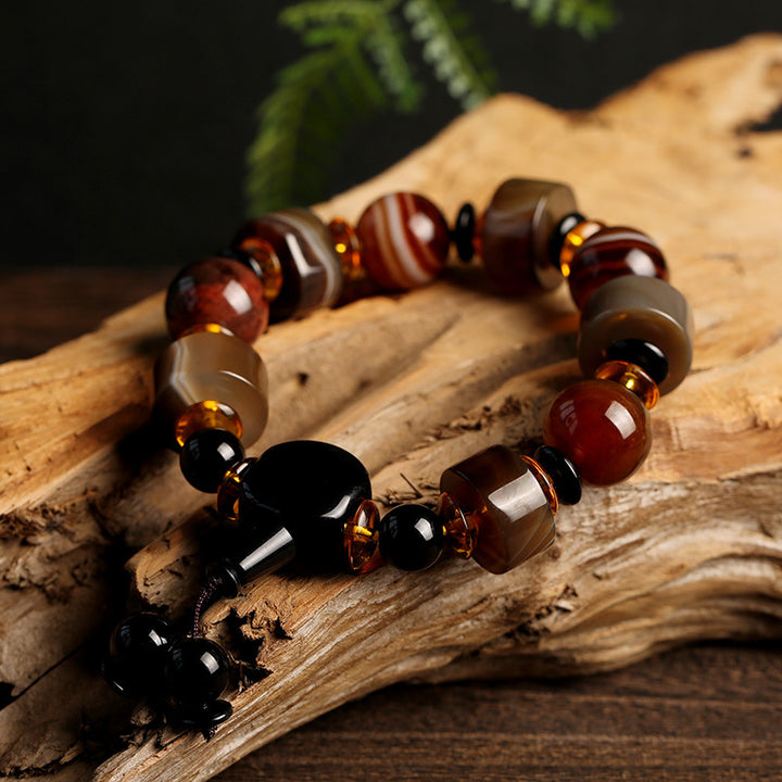 Armband van natuurlijke sardonyx - image 4