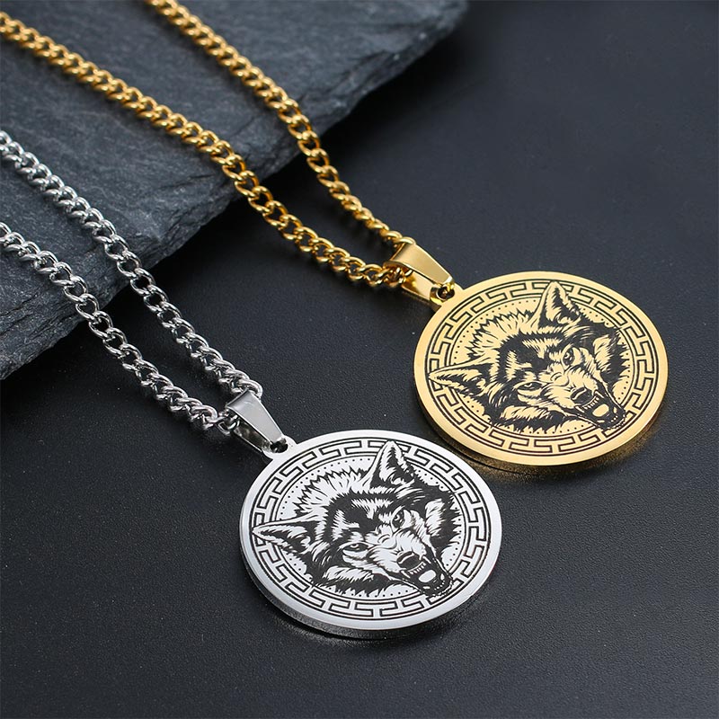 Buddha Stones Dierenvormige titanium stalen ketting met beschermende hanger - image 14