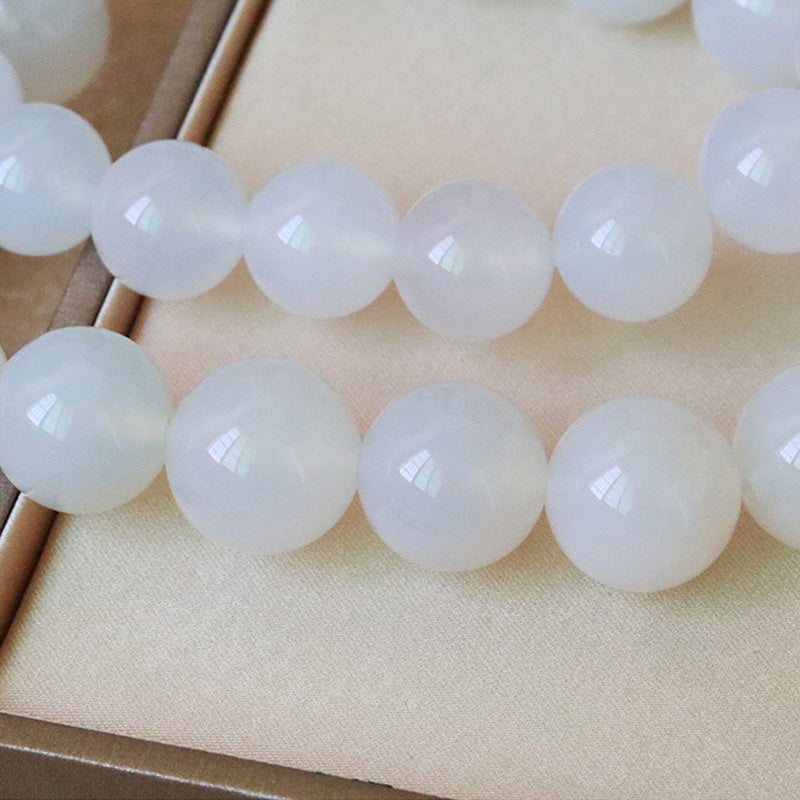 Buddha Stones Witte agaat, rode agaat, Pols Mala met kwastjes, Mala, autodecoratie - image 9