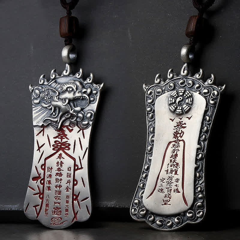 Buddha Stones FengShui Bagua PiXiu Cinnabar Balance Ketting - image 1