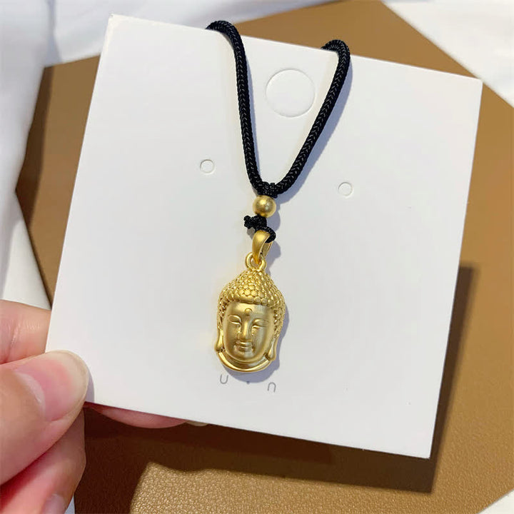 Buddha Stones Gouden Boeddha koperen rijkdom Ketting - image 5