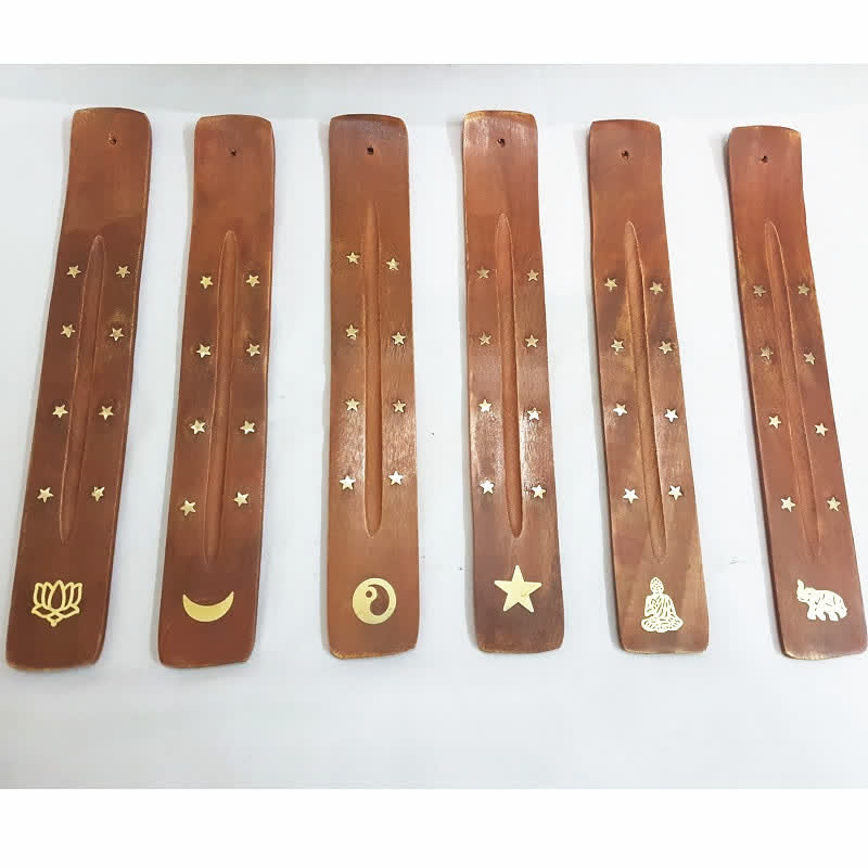 Handgemaakte houten Wierook (willekeurig type) - image 4