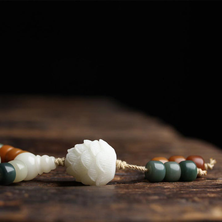 Buddha Stones Bodhi Lotus Mala Harmonie Ketting Armband - image 5