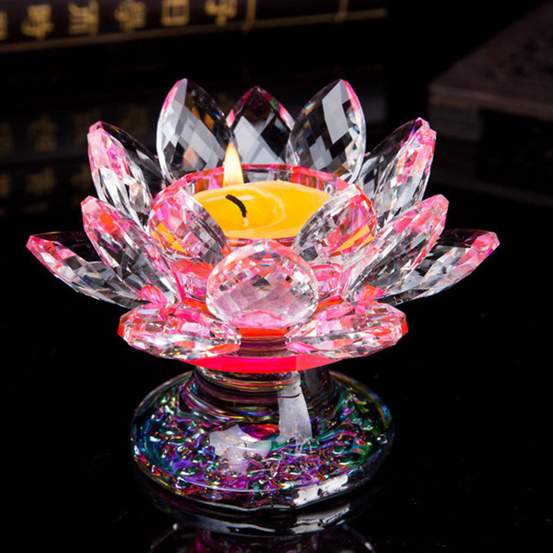 Tibetaanse lotus kandelaar ornament - 2 - image 3