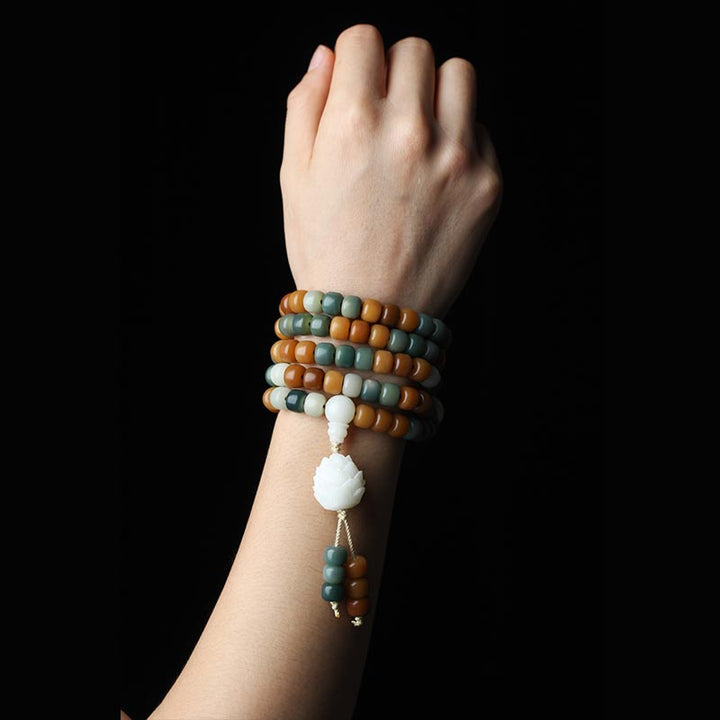 Buddha Stones Bodhi Lotus Mala Harmonie Ketting Armband - image 3