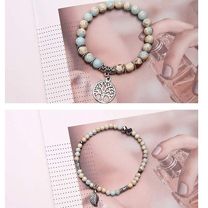 Buddha Stones Levensboom turquoise Armband - image 3